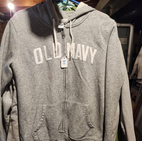 Old Navy Gray Zip Up Hoodie - Picture 1 of 1
